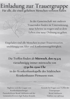 Landkreis Südwestpfalz Pirmasens Zweibrücken Depression Trauer