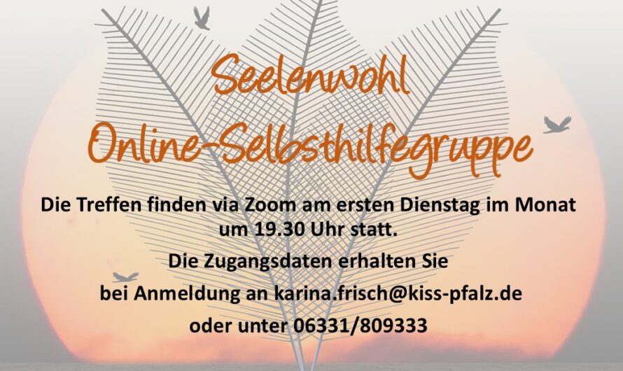 Seelenwohl – Die Online-Selbsthilfegruppe für Menschen mit einer psychischen Erkrankung